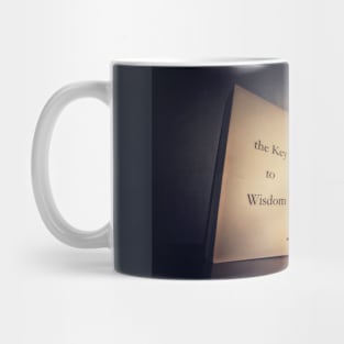 the key to wisdom Mug